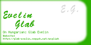 evelin glab business card